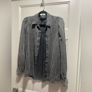 Rails Charcoal Button-Up Shirt